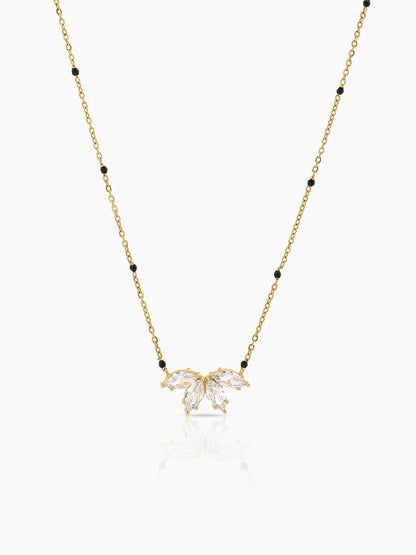 Vira Solitaire Flower Mangalsutra - Swashaa