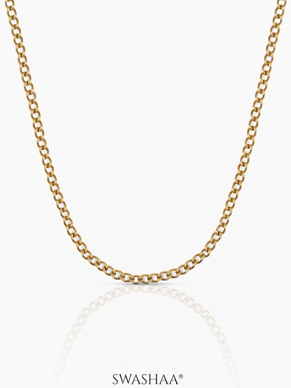 Connel 18K Gold Plated 2 MM Men's Chain