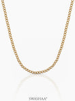 Connel 18K Gold Plated 2 MM Men's Chain