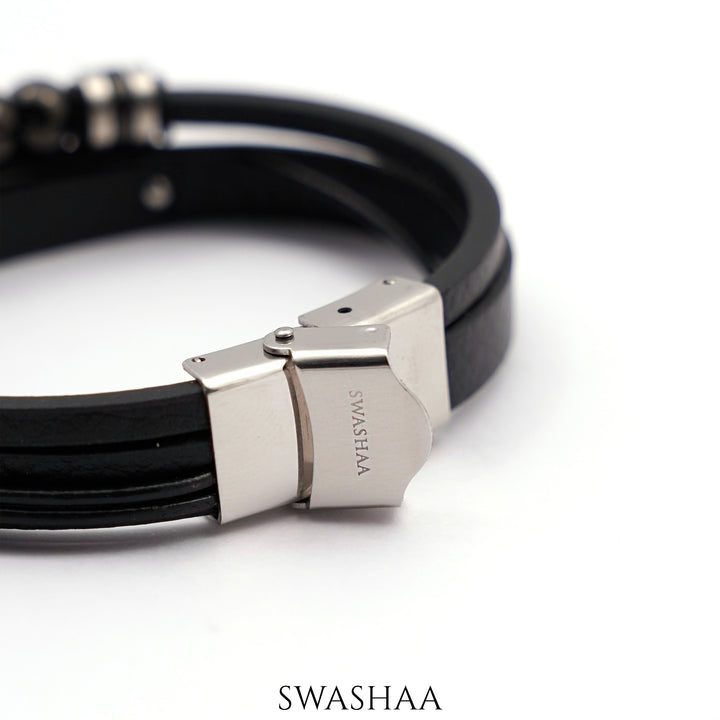 Williams Men's Leather Bracelet - Swashaa