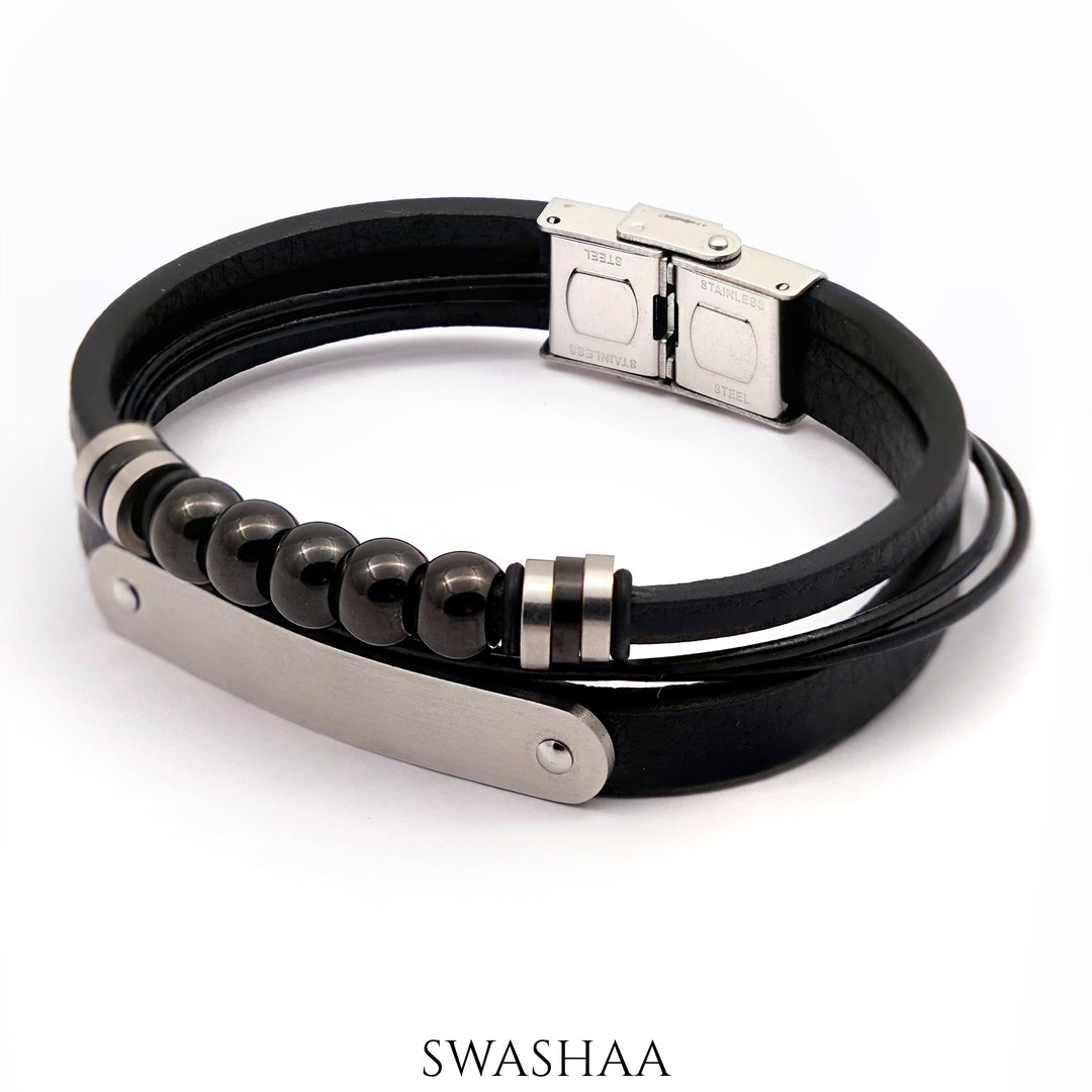 Williams Men's Leather Bracelet