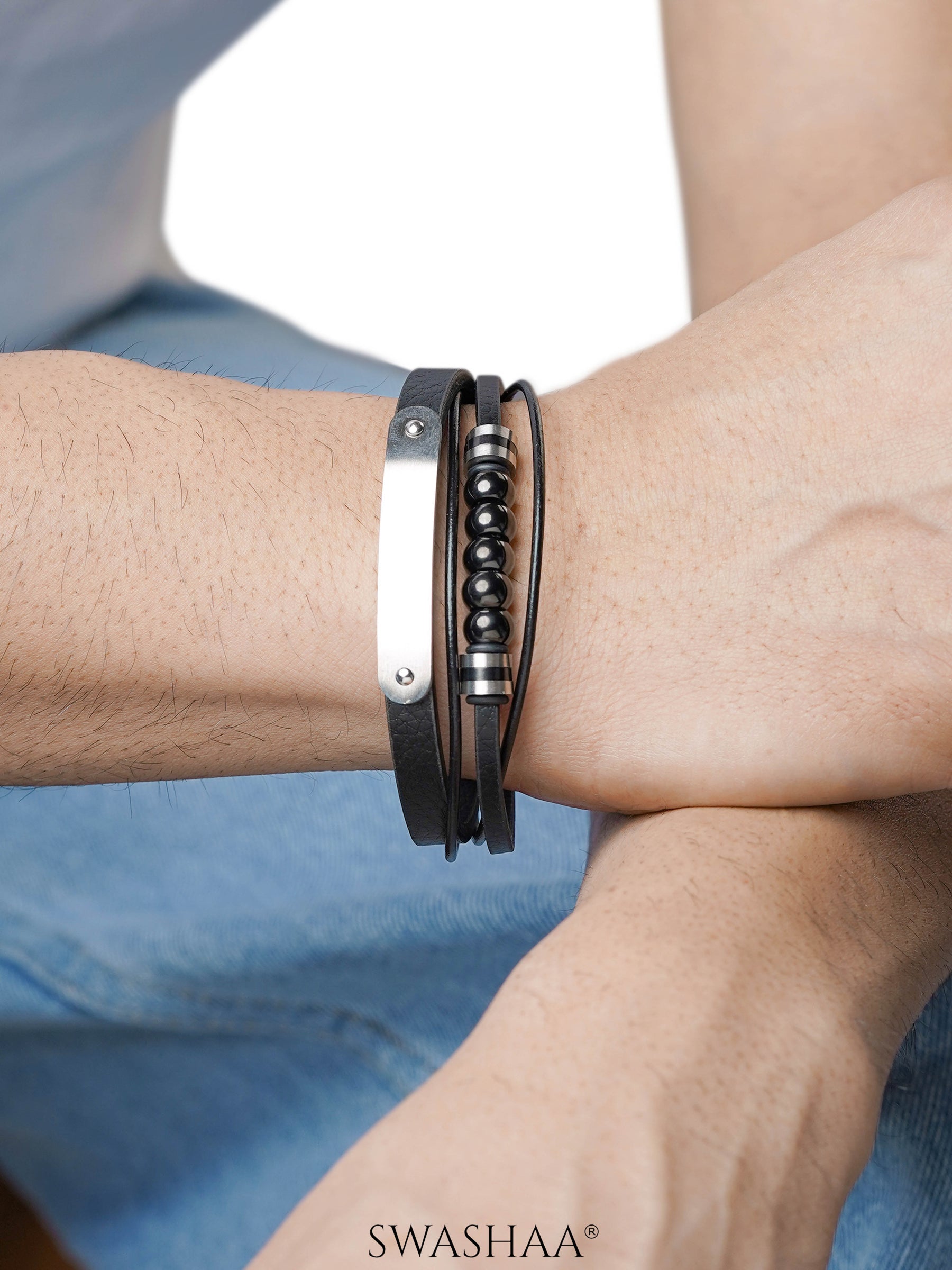 Williams Men's Leather Bracelet