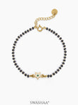Wish Star Evil Eye 18K Gold Plated Kid's Nazariya Bracelet