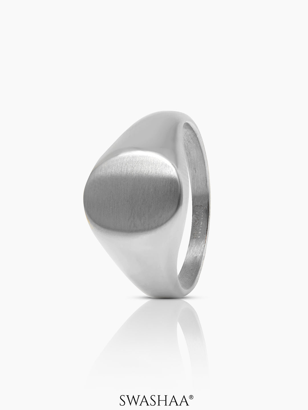 Zane Matte Signet Men's Ring