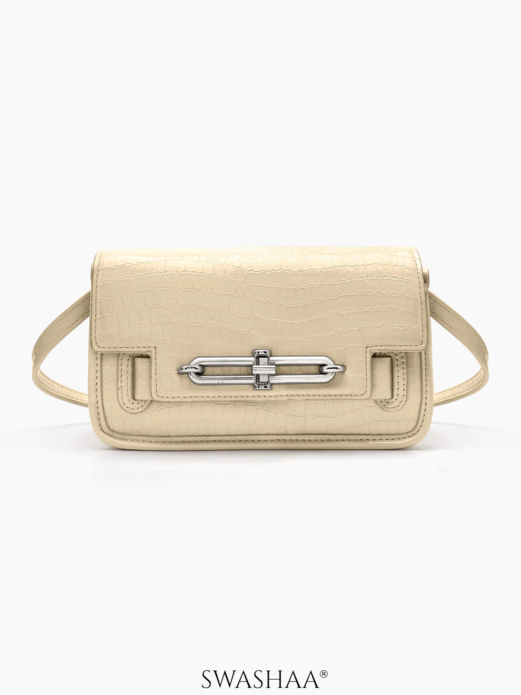 Zaria Leather Sling Bag - Swashaa