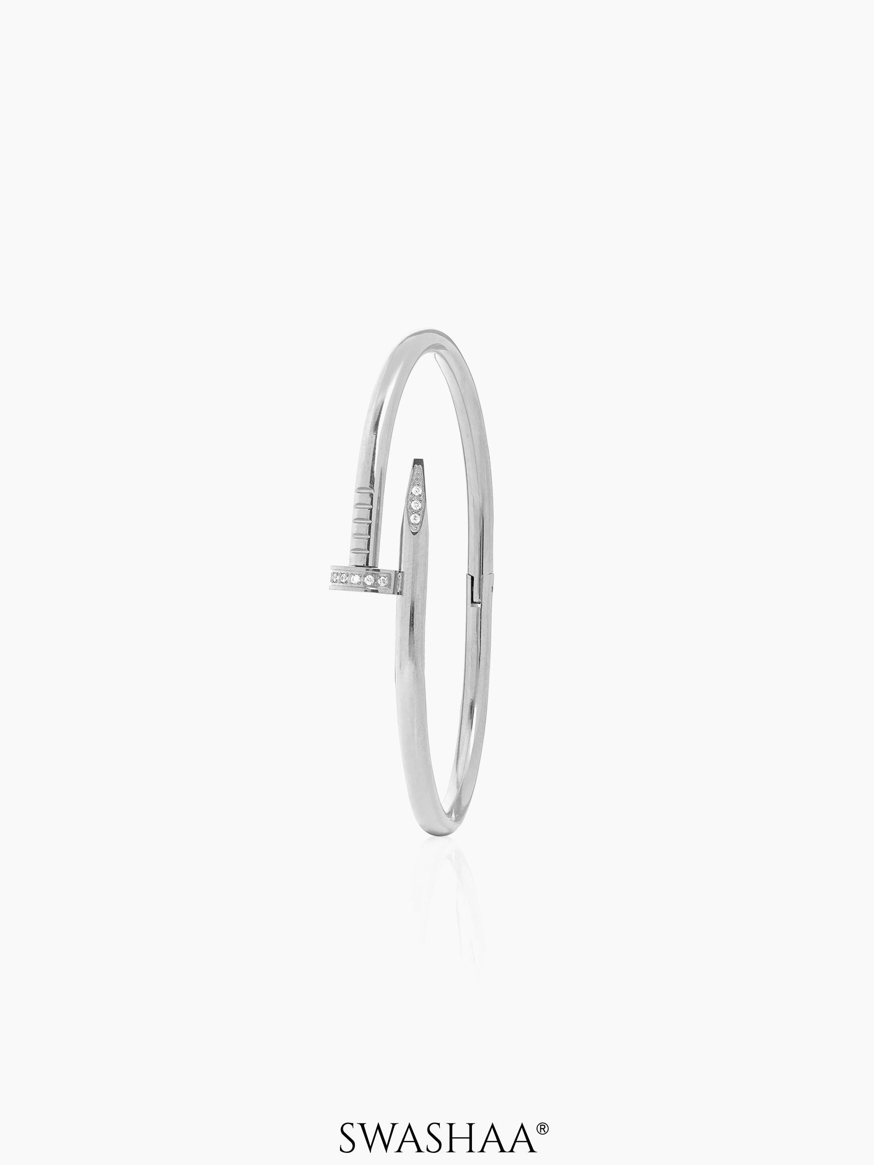 Zayden Diamond Nail Women's Bracelet