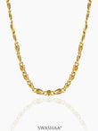Zeke Twisted 18K Gold Plated Men's Chain