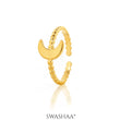 Zeus Moon 18K Gold Plated Ring