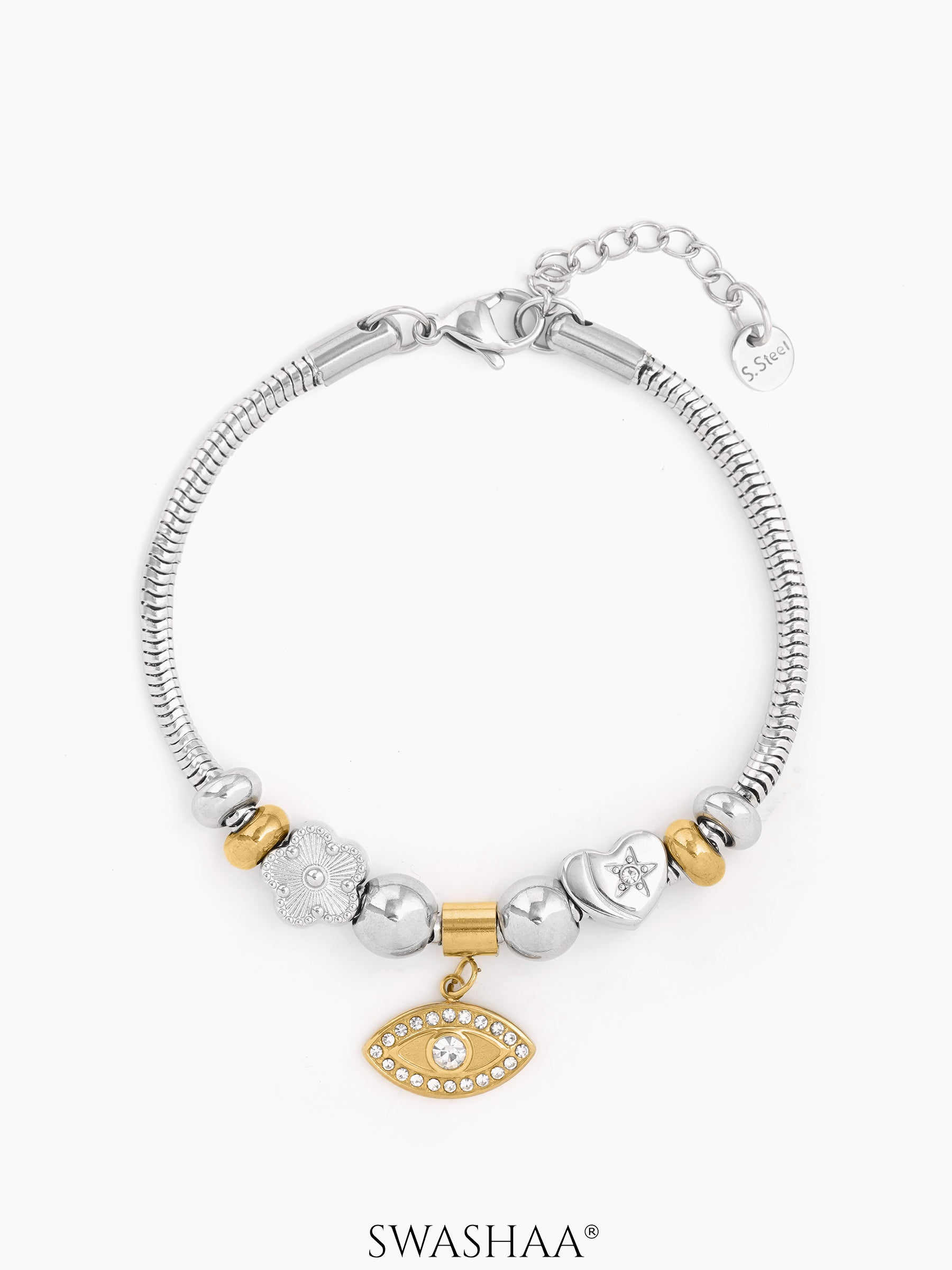 Ziaa Evil Eye Charm Bracelet
