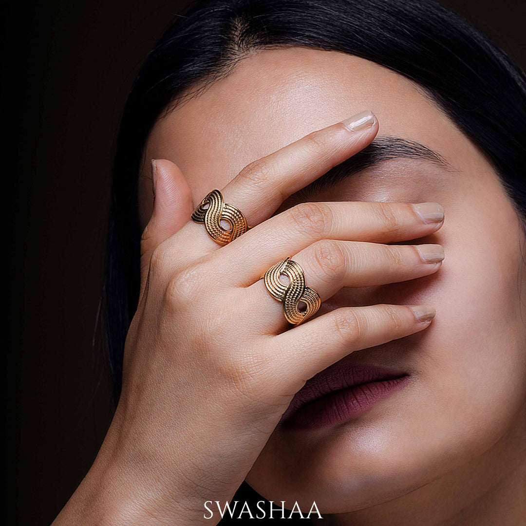 Zion 18K Gold Plated Ring