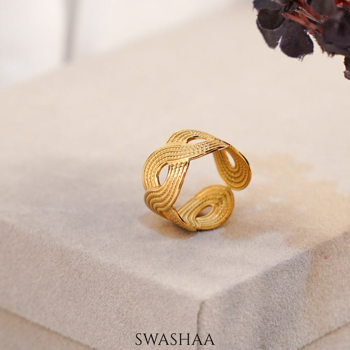 Zion 18K Gold Plated Ring