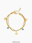 Zoya Star 18K Gold Plated Bracelet