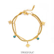 Zoya Star 18K Gold Plated Bracelet