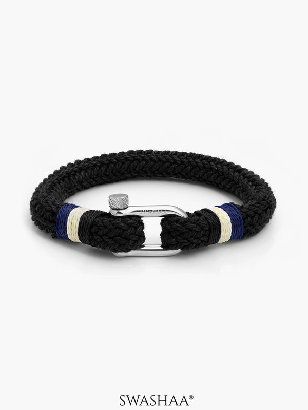 Buy Zyren Braided Men's Rope Bracelet Online | Swashaa