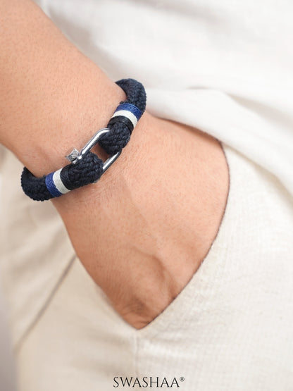 Zyren Braided Men's Rope Bracelet - Swashaa