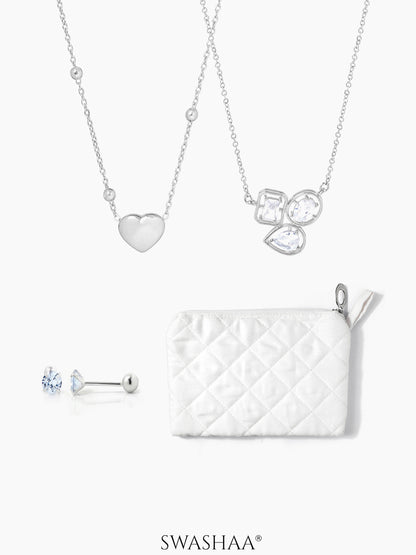 Effortless Silver Women's Set