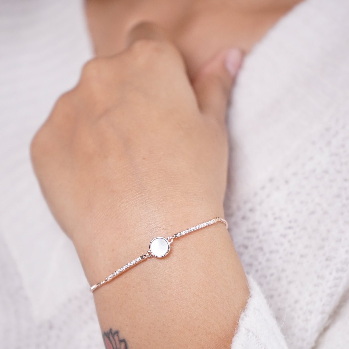 Dainty Diamond Bracelet - Swashaa
