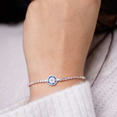 Evil Wheel Diamond Bracelet Video - SWASHAA