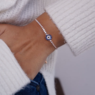 Evil Wheel Diamond Bracelet