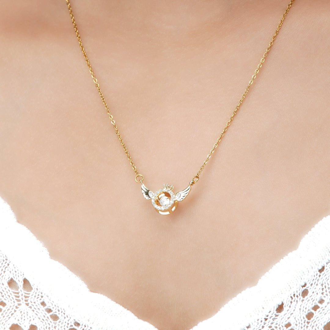 Angel Ring Necklace - Swashaa