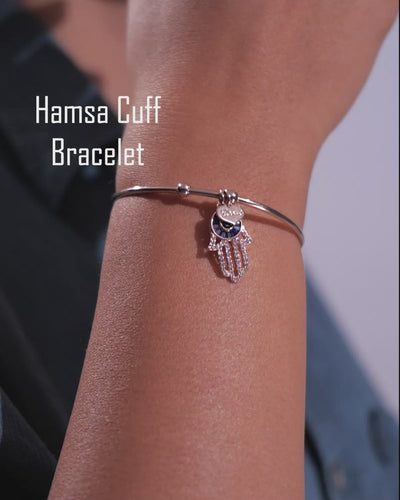 Hamsa Cuff Bracelet