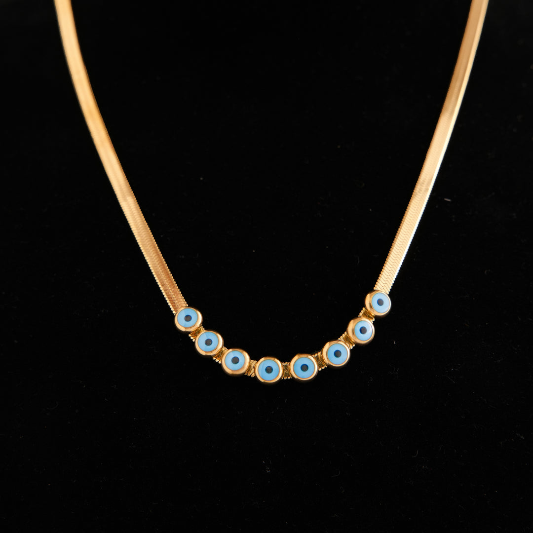 Senya Eye Necklace - Swashaa