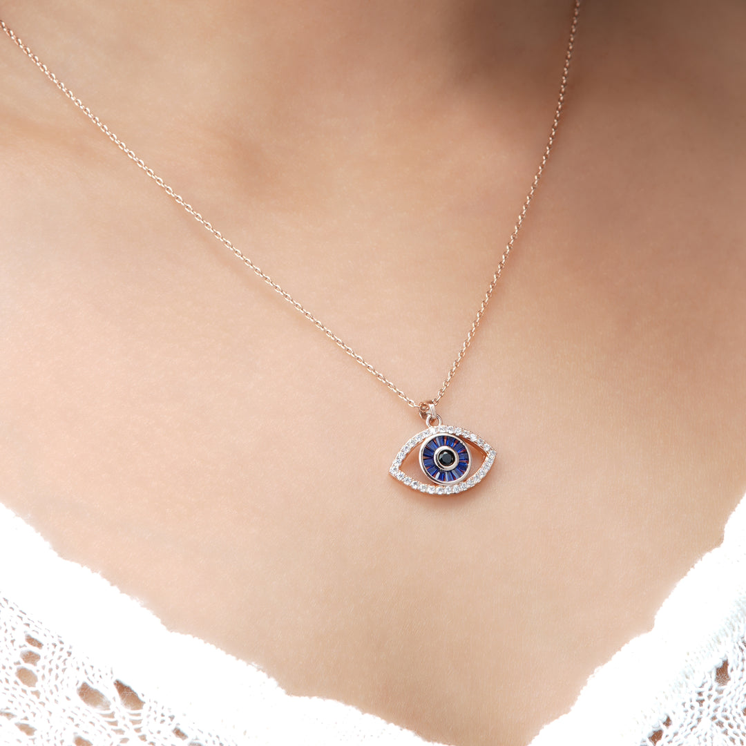 Fire & Ice Evil Eye Necklace, Buy Fashion Jewellery Online in India