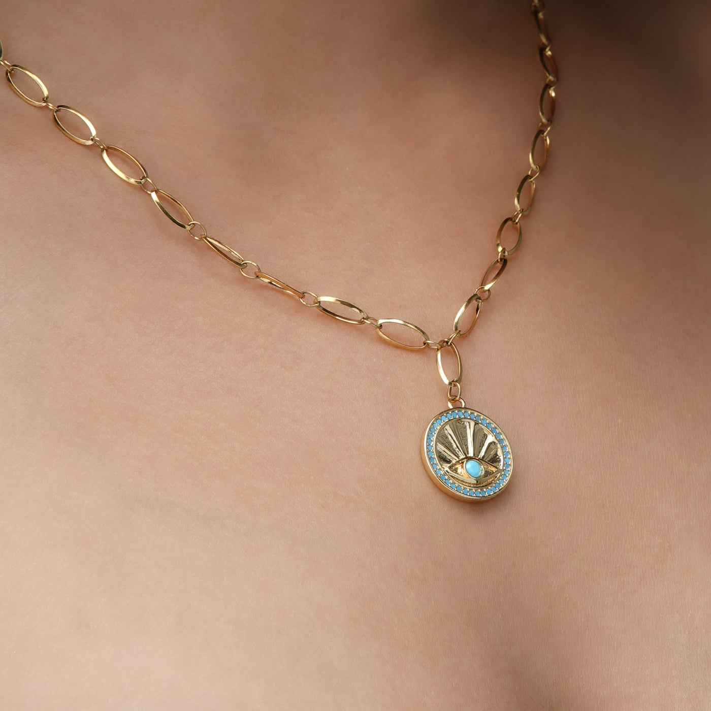Andyana Eye Necklace - Swashaa