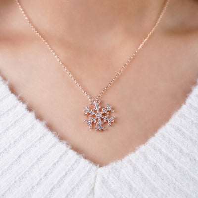 Snowflake Necklace - Swashaa