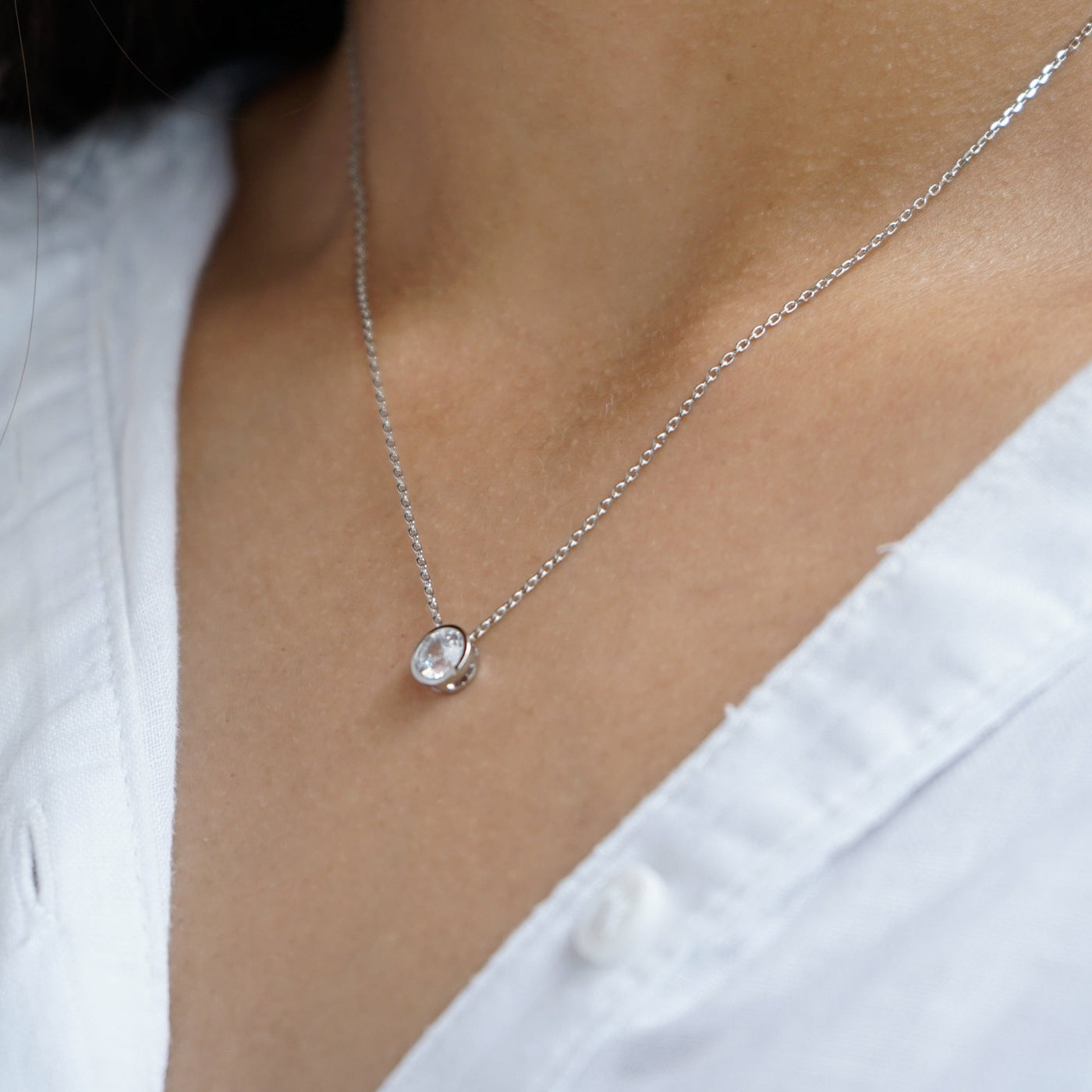 Solitaire Necklace - Swashaa