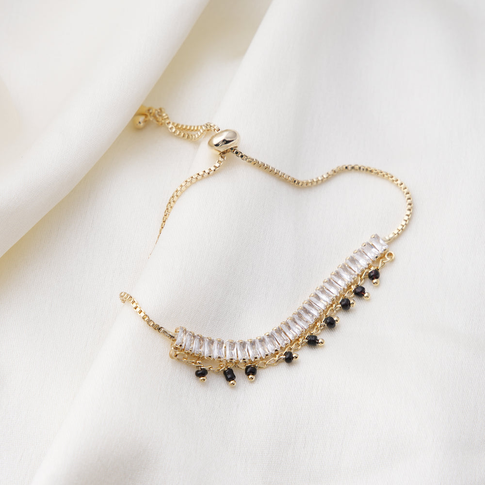 Dia Mangalsutra Bracelet - Swashaa