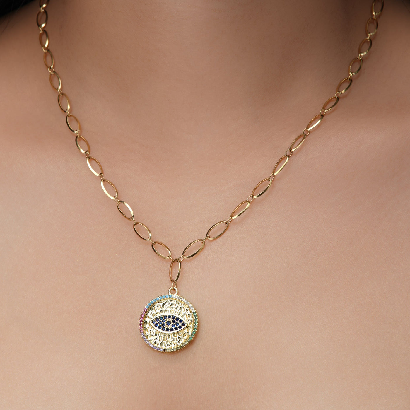 Divee Eye Necklace - Swashaa