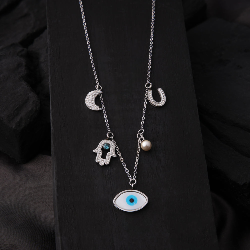 Drew Charms Necklace - Swashaa