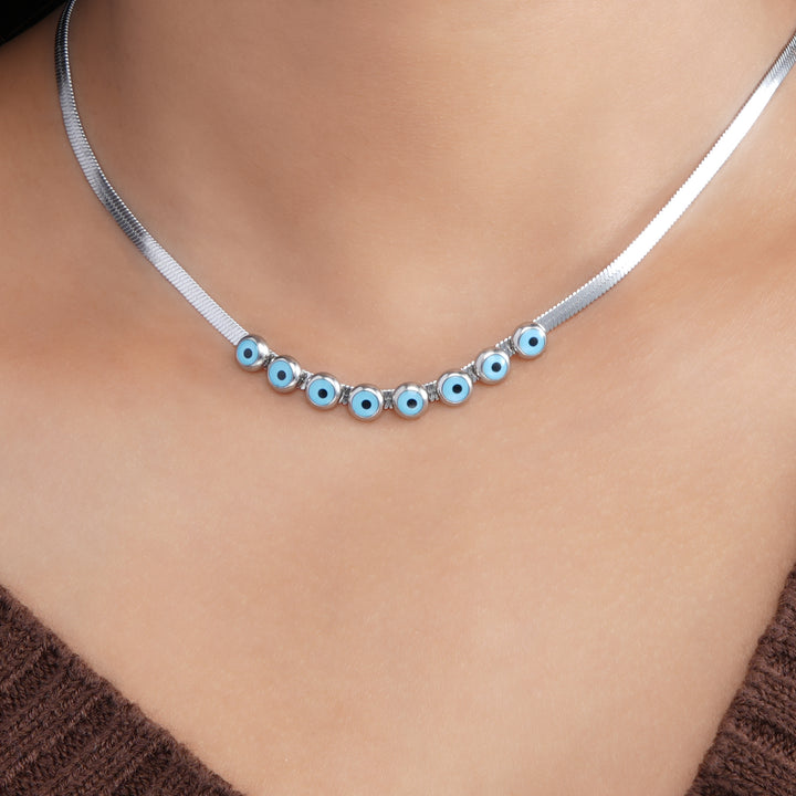 Senya Eye Necklace - Swashaa