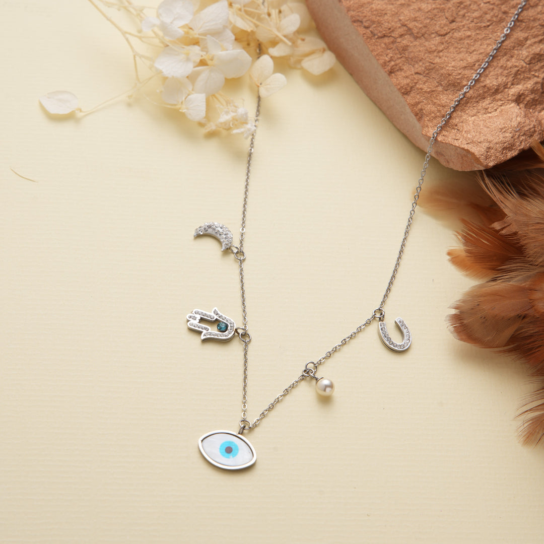 Drew Charms Necklace - Swashaa