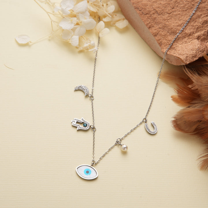 Drew Charms Necklace - Swashaa