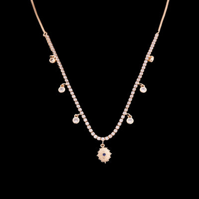 Kriya Diamond Eye Necklace
