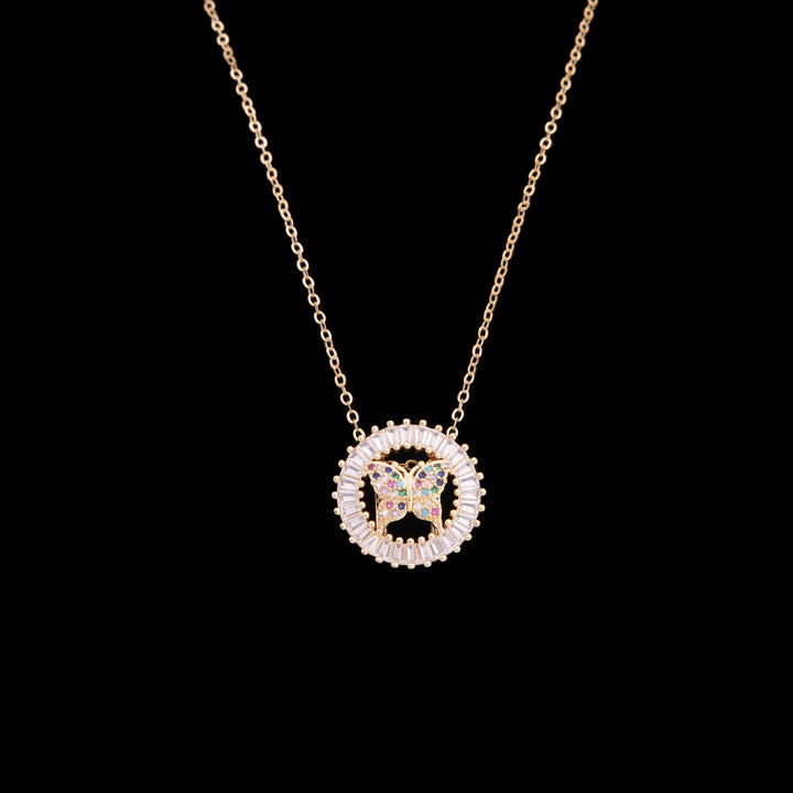 Marquise Butterfly Necklace - Swashaa