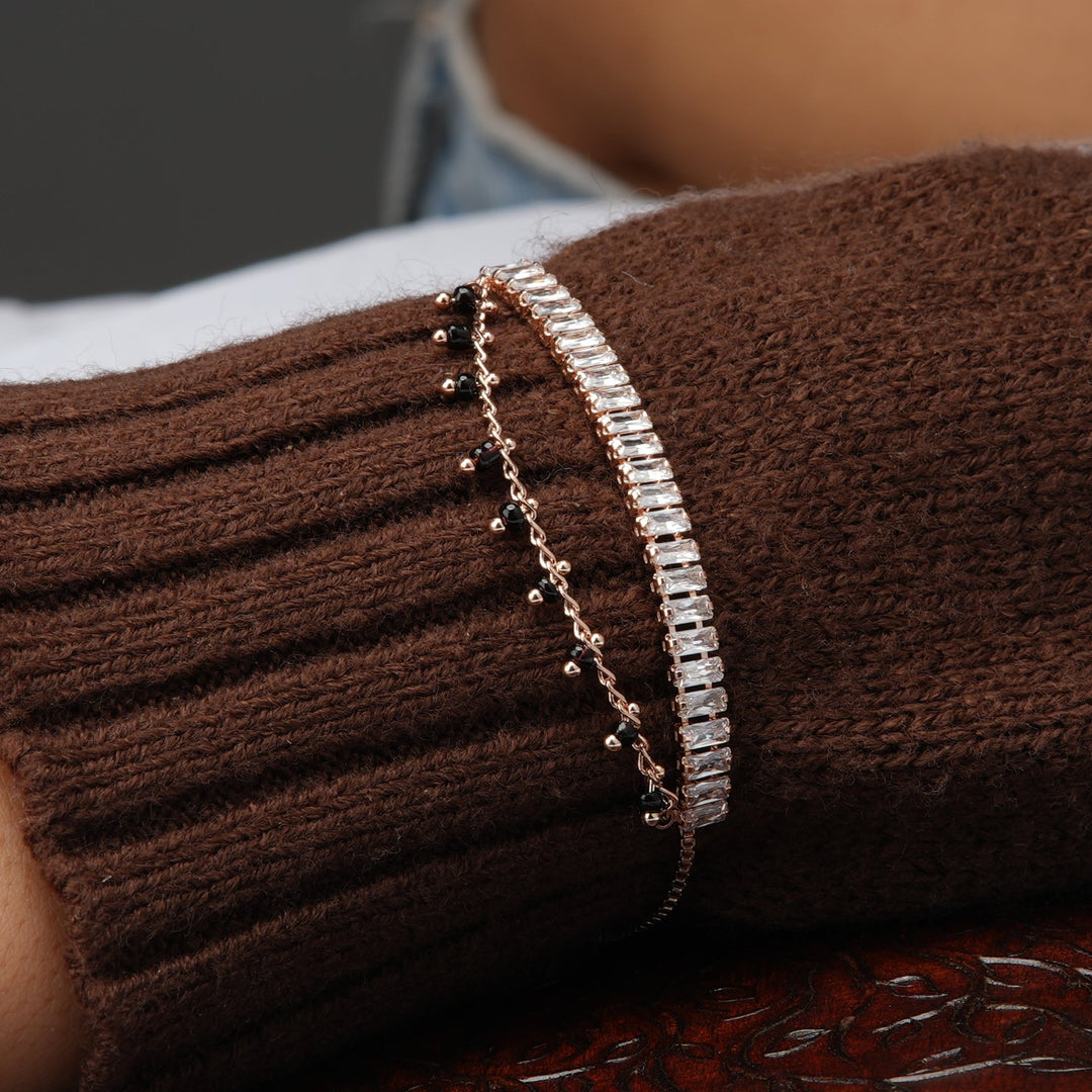 Dia Mangalsutra Bracelet - Swashaa