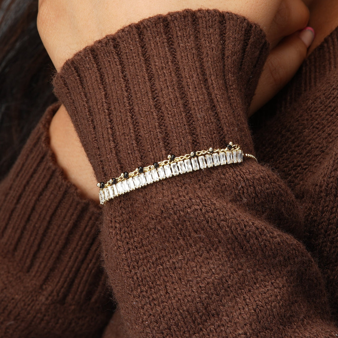 Dia Mangalsutra Bracelet - Swashaa