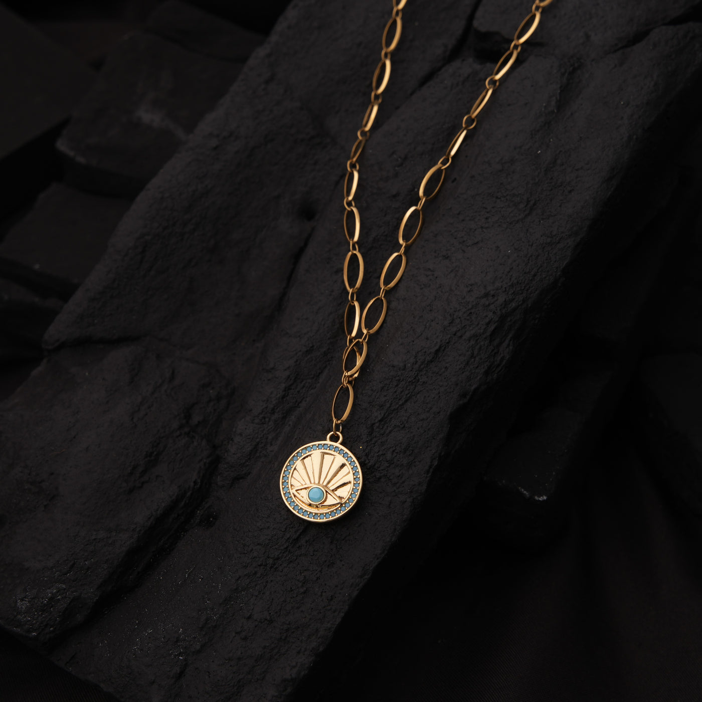 Andyana Eye Necklace - Swashaa
