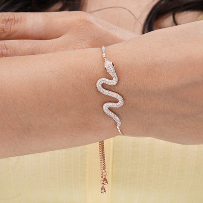 Mahsa Snake Bracelet - Swashaa