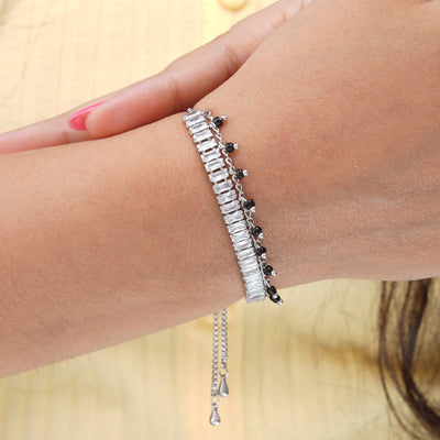 Dia Mangalsutra Bracelet - Swashaa