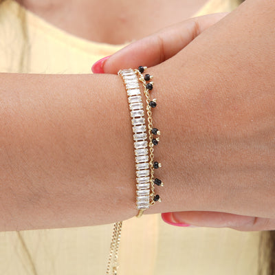 Dia Mangalsutra Bracelet - Swashaa