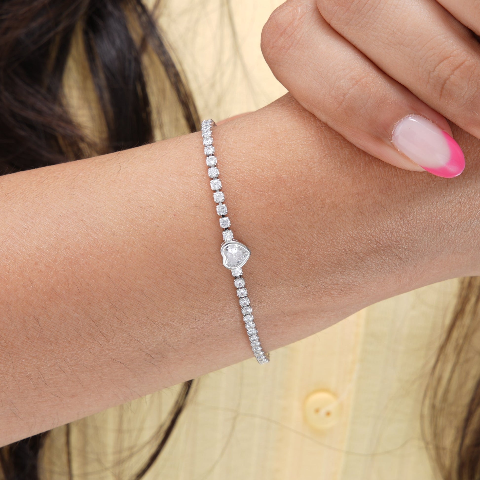Tatum Heart Bracelet - Swashaa