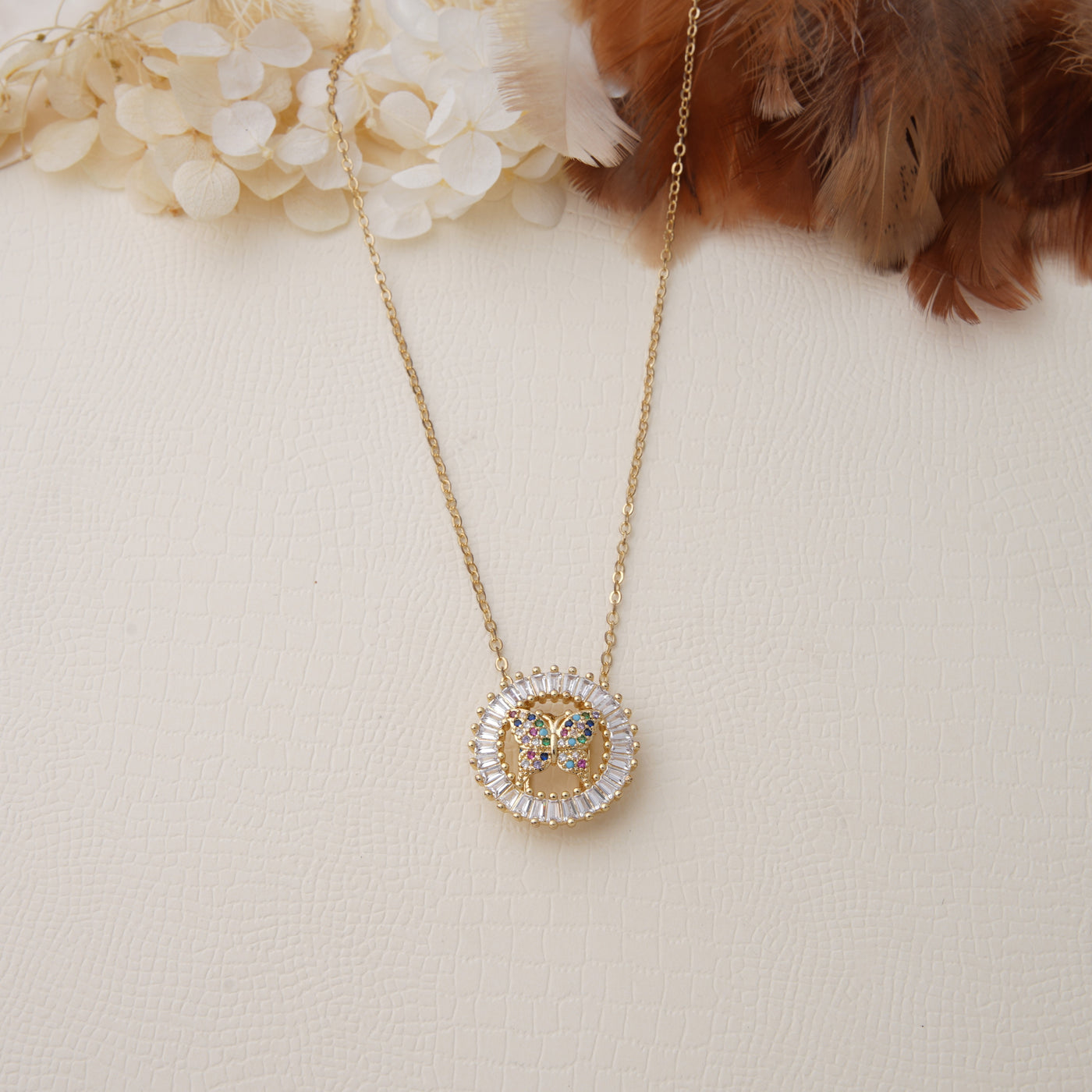 Marquise Butterfly Necklace