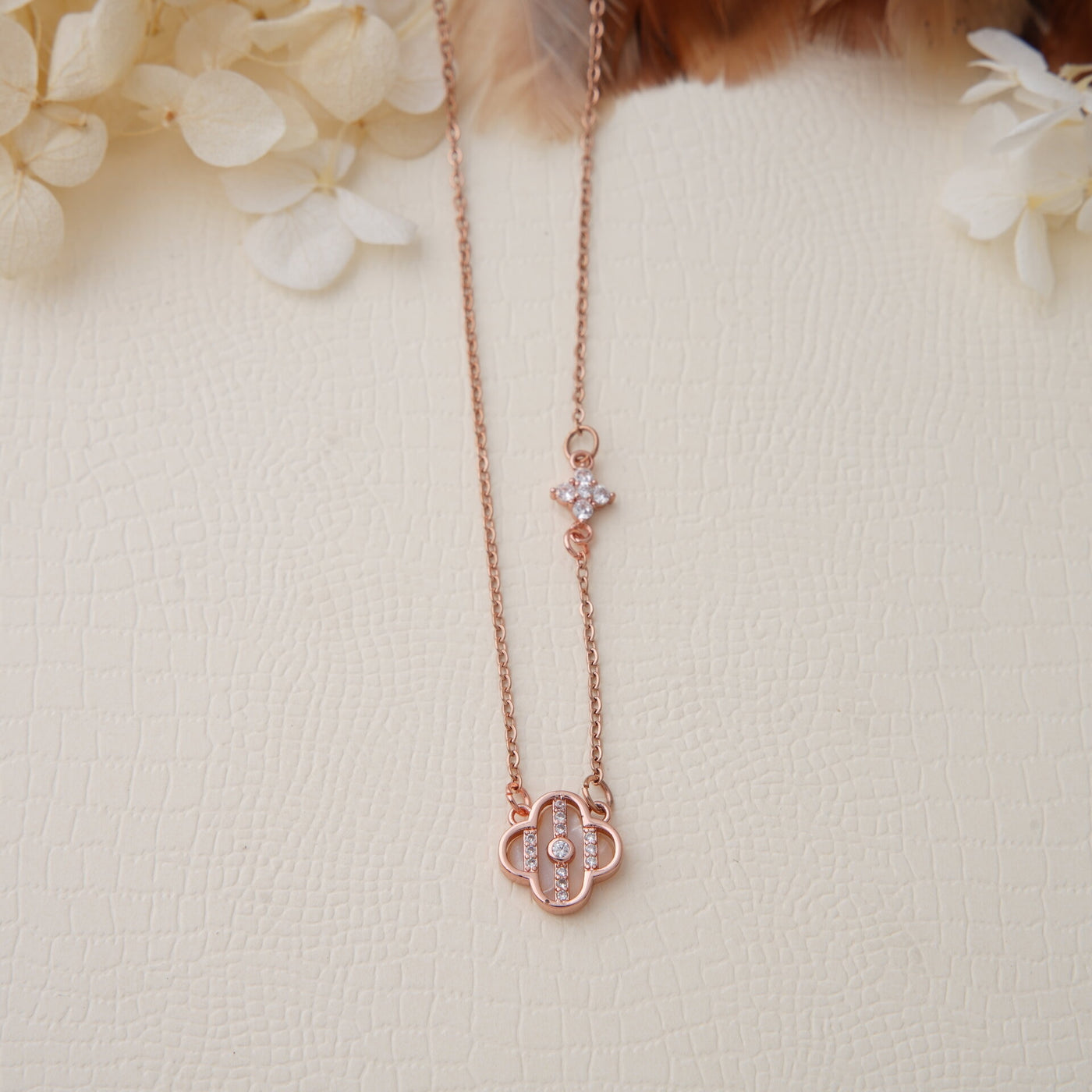 Spring Clover Necklace