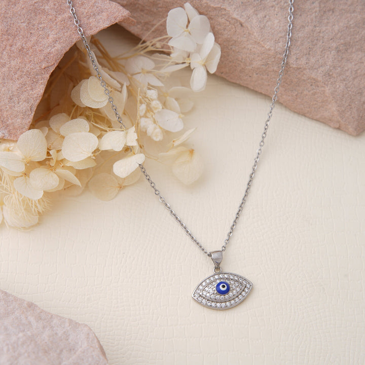 Amorie Evil Eye Necklace - Swashaa