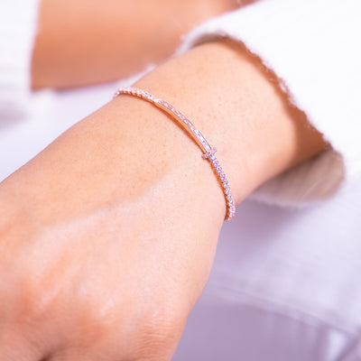 Pink Nail Daimond Bracelet - Swashaa