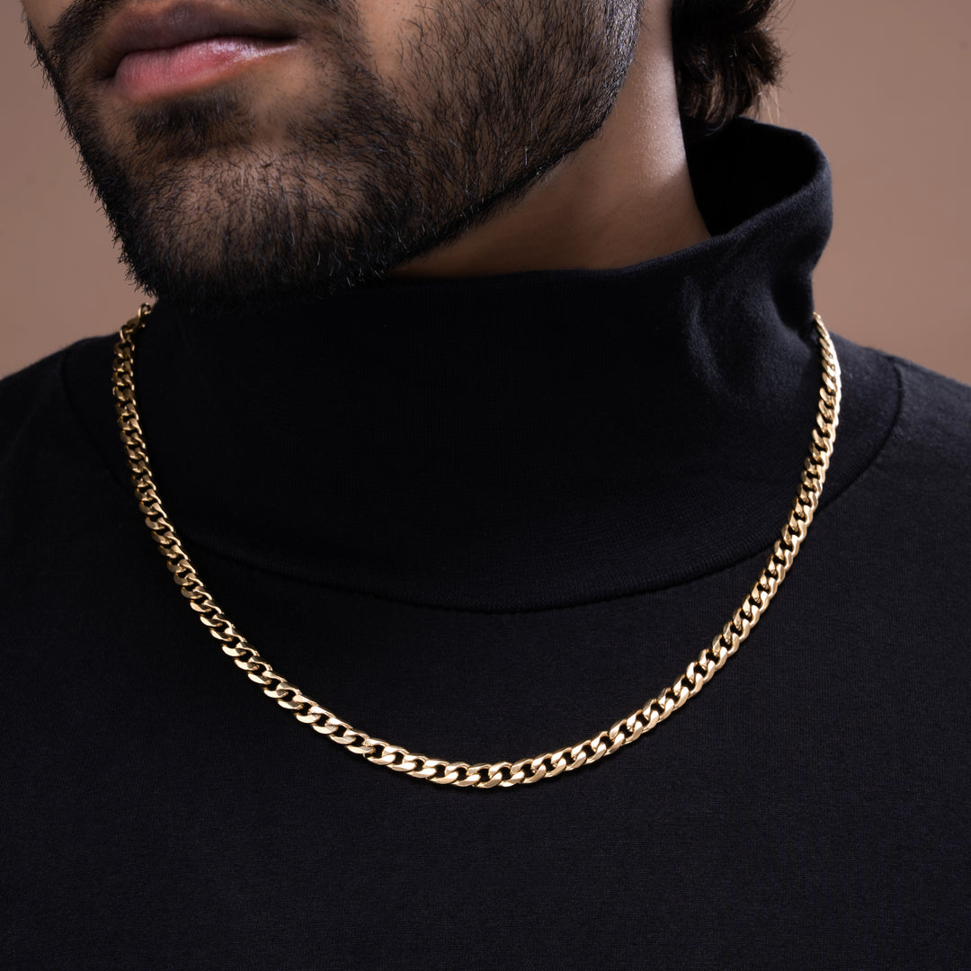 Bieber 18K Gold Plated Chain - Swashaa